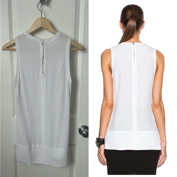 Helmet Lang Axio Crepe Top – Sz S - Picture 3 of 17